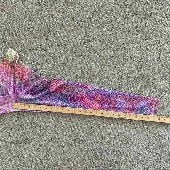 Terez Pink Python Hi-Shine Leggings Size XS - Picture 7 of 9